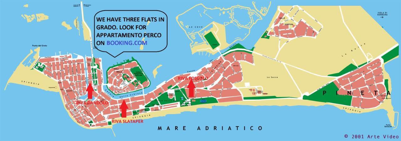 Appartamento Perco Riva Foscolo Grado Esterno foto